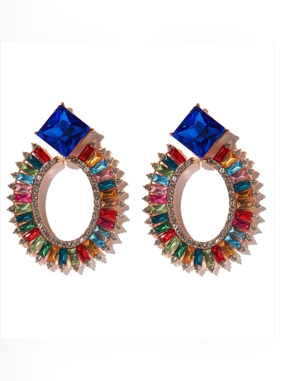 Fashion Nova Multicolor Statement Earrings